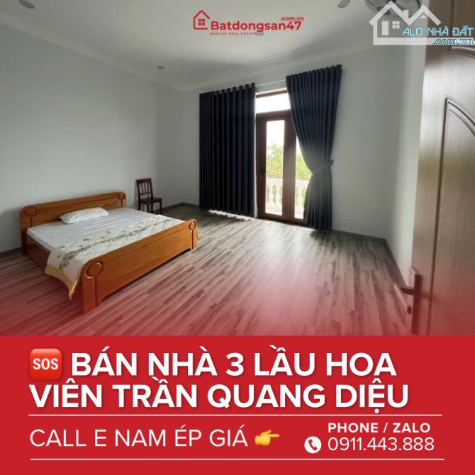 💥BÁN NHÀ 3 LẦU MT HOA VIÊN TRẦN QUANG DIỆU - 4