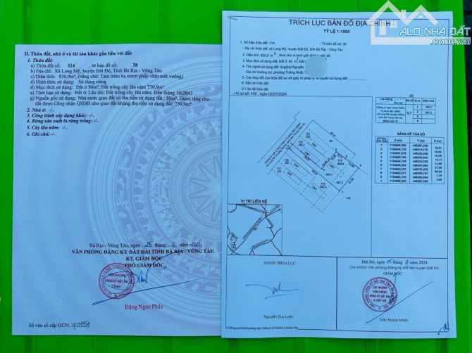 LONG MỸ TRỤC CHÍNH UỶ BAN - CÁCH BIỂN PHƯỚC HẢI 2KM ✅1.630M2 - sẵn 160m2 thổ cư, Giá 6tỷ - 6