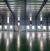 Cho thuê 1500m2 nhà xưởng đã sơn epoxy trong kcn phố nối