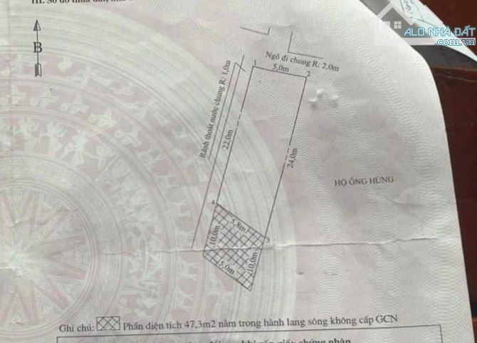 Bán đất 111m2 kèm 47m2 lưu không tuyến 2 đường 5 cũ Quán Toan giá chỉ 1,5 tỷ