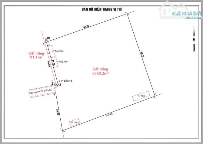 Đất Mặt Tiền Thới An 8 Trung Tâm Q12- 85m x90m-7710m2 Chỉ 90Tỷ - 1