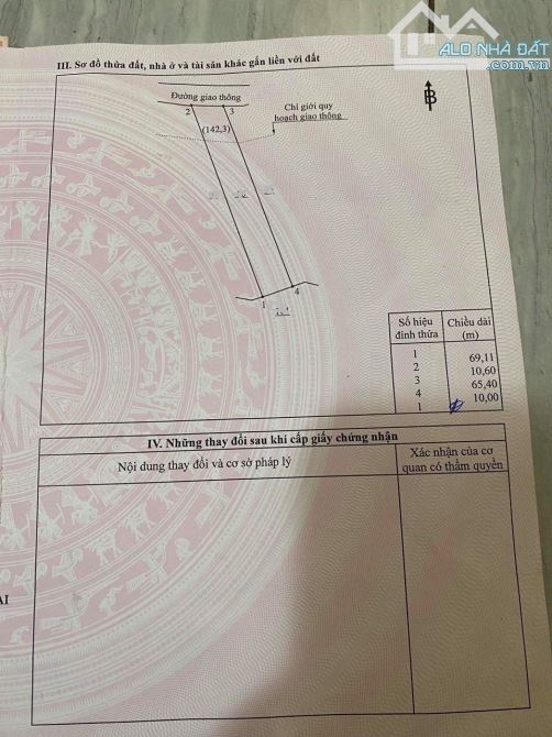 BÁN LÔ ĐẤT BIỆT NGAY KHU DÂN CƯ PHÚ NGỌC 671M2(10MX69M) ĐẤT THỔ CƯ CHỈ 1TY1 - 1