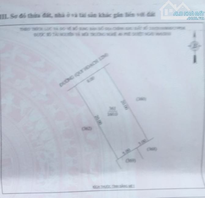 Bán lô đất biệt thự khu đô thị Nam Lê Lợi, phường, tp Vinh. - 1