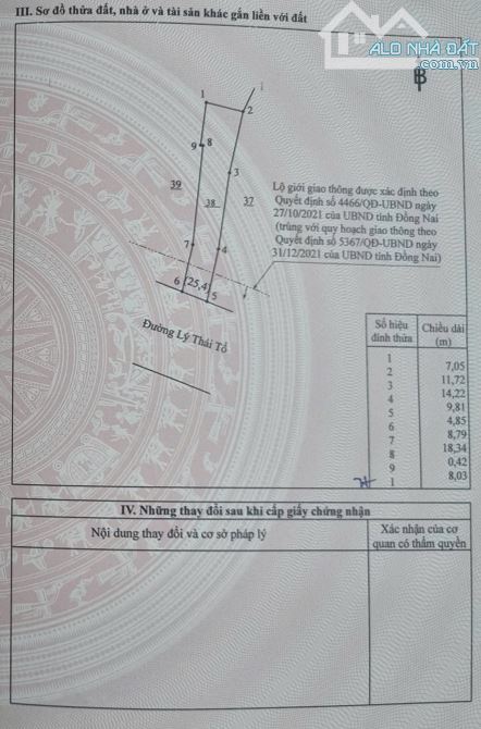 CHÍNH CHỦ - bán nhà mặt tiền 193m2  Lý Thái Tổ, Nhơn Trạch , sổ hồng, giá còn thương lượng - 1