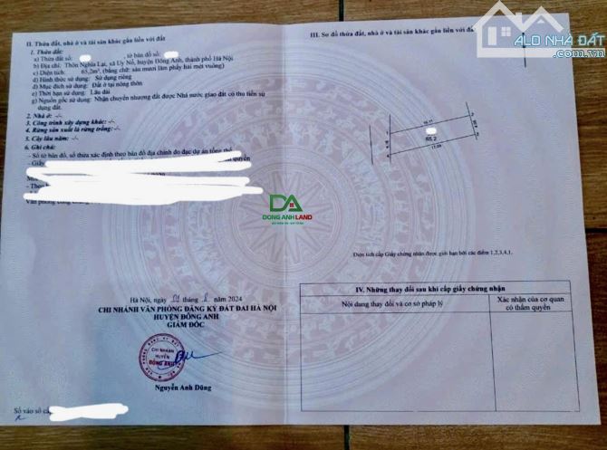 ✈ Bán đất Nghĩa Lại Uy Nỗ Đông Anh gần Vinhomes Cổ Loa ✔✔✔ - 3