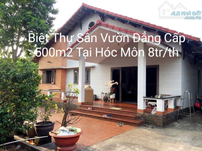 Biệt Thự Sân Vườn 500m2 Giá 8tr/th Hóc Môn - 6