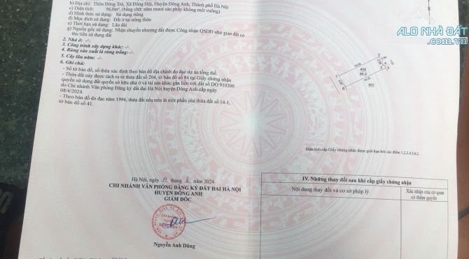 Bán đất 56m2 Đông Trù Đông Hội Đông Anh gần dự án Vinhomes Cổ Loa - 6