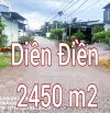 Bán đất thổ cư diện tích lớn Diên Điền, Diên Khánh.  - Đường 5m.  - 2450 m2, có 1749 m2 th