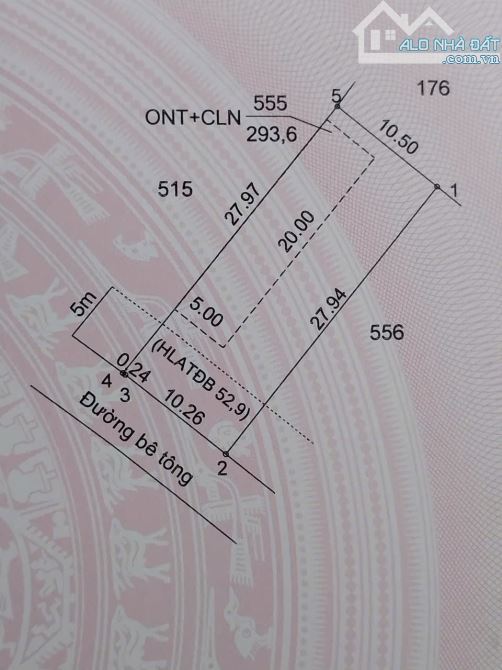 Đất thổ cư Bình Dương 10x28 giá 425 triệu.