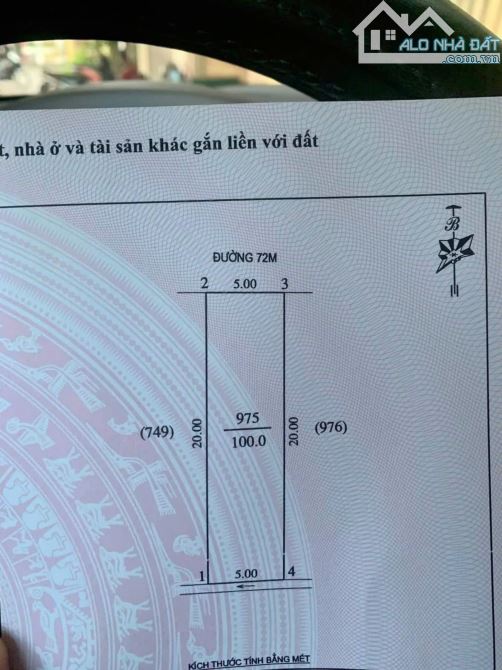 Bán Duy nhất một lô mặt đường 72m, giá chỉ nhỉnh 5 tỷ phường Quán Bàu