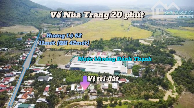 Bán lô đất thích hợp xây biệt thự vườn Diên Tân - sau giáp suối mát mẻ chỉ 890 triệu - 2