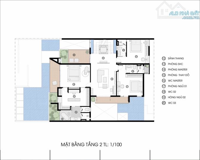 Bán Biệt Thự 3 Tầng VIEW trực diện Sông khu Đảo Nổi Đà Nẵng Giá Chỉ 2X Tỷ - 2