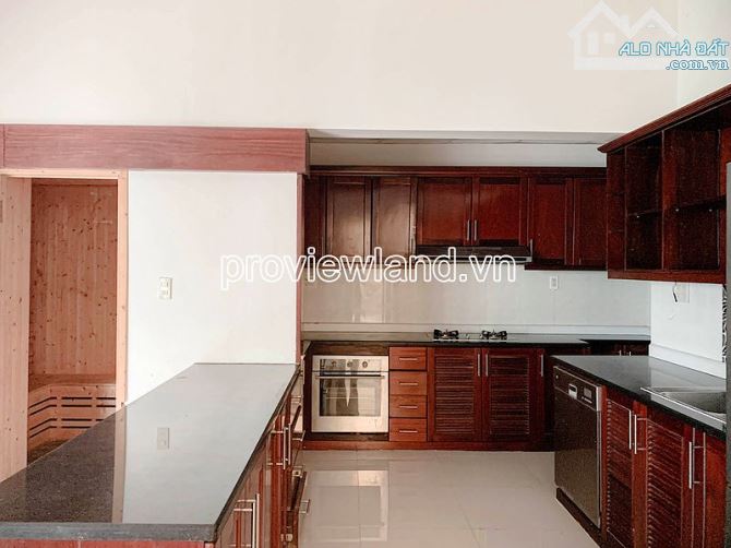 Cho thuê biệt thự tại Thảo Điền, gồm hồ bơi + sân vườn, 700m2 đất, 3 tầng, không nội thất - 3