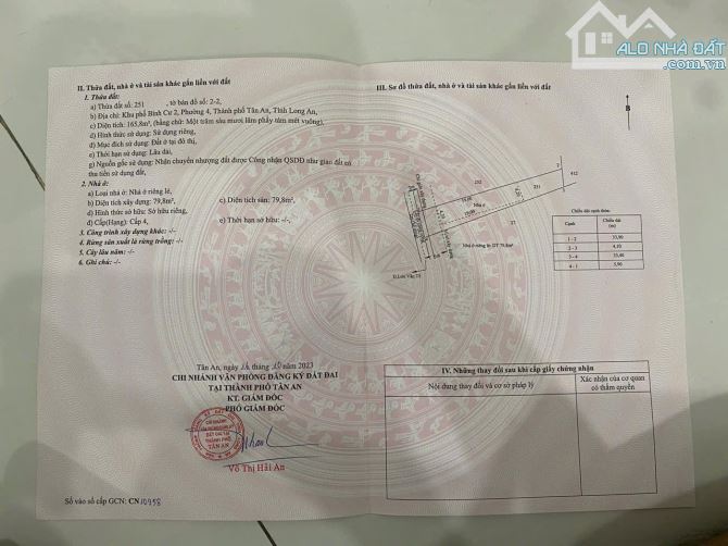 Nhà hẻm đường Lưu Văn Tế P4 TP Tân An - 4