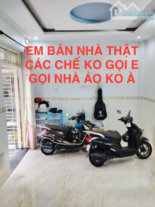 HẺM XE HƠI •NÉ• BÁN •NHÀ •MỚI•4TẦNG❌54m²(4.9 x 11) Phạm Văn Chiêu- 5tỷ nhỉn