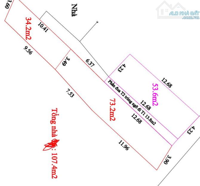 BÁN ĐẤT TẶNG NHÀ MẶT NGÕ 2OTO TRÁNH NHAU TẠI GIẢI PHÓNG-GIÁP BÁT - 1