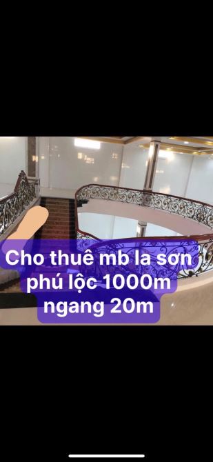 Cho thuê mặt bằng quốc lộ 1A ở La Sơn, Phú Lộc - Huế 1000m và nhà 2 tầng dtxd 2000m - 3