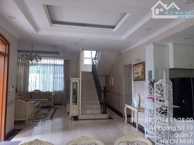 Cho thuê villa Phú Mỹ Hưng 308m2 nhà 5pn cao cấp giá 99 triệu/tháng, - 7