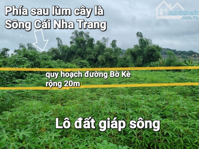 "Đất giáp Sông Cái Nha Trang có quy hoạch đường bờ kè chạy qua. Cách đường nhựa liên xã Tư - 3