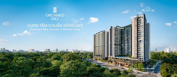 CĐT Capital Land ( Singapore )  mở bán căn hộ Orachard Hill nằm trong khu phức hợp Sycamor - 3