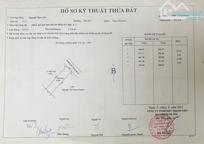 BÁN GẤP ĐẤT MẶT PHỐ PHÚC DIỄN- P XUÂN PHƯƠNG 100M- Ô TÔ TRÁNH TIỀM NĂNG X2 CHỈ 1.6 TỶ. - 5