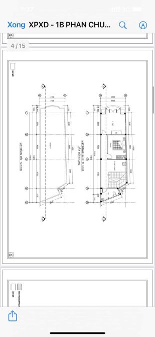 Bán nhà 1 trệt 1 lầu 62m2 mặt tiền Phan Chu Trinh phường 2 giá 8.5 tỷ - 7