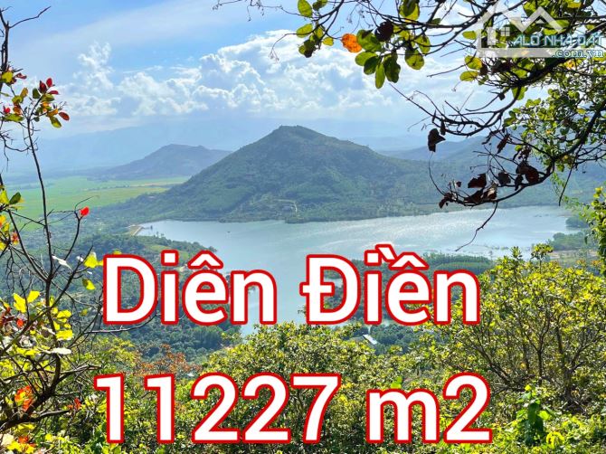 "Bán đất cách hồ Am Chúa - Diên Điền - Diên Khánh hơn 700m.   - Diện tích 11.227 m2, ngang - 2