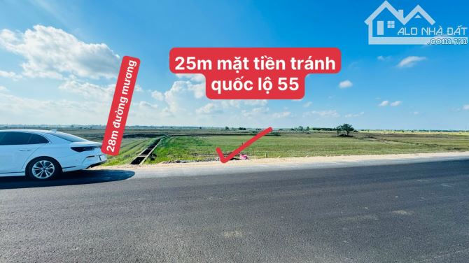 25m -mặt tiền đường tránh quốc lộ 55🧨🧨CHỈ 630TR 📍An Nhứt- Long Điền - BRVT - 1