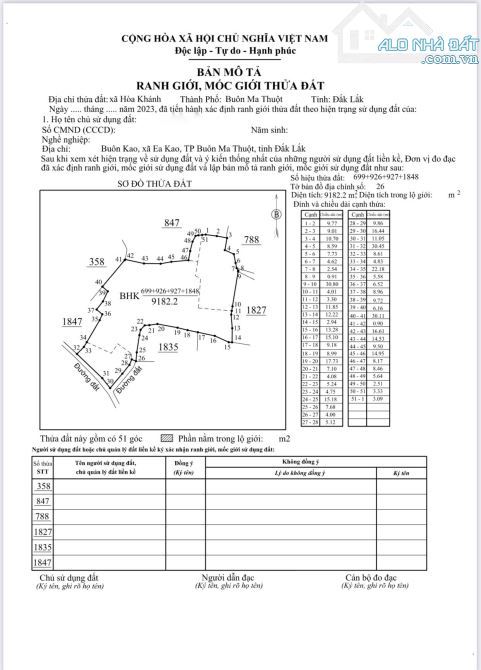 Bán 9 sào hoà Khánh gần đường tránh hồ chí minh - 2