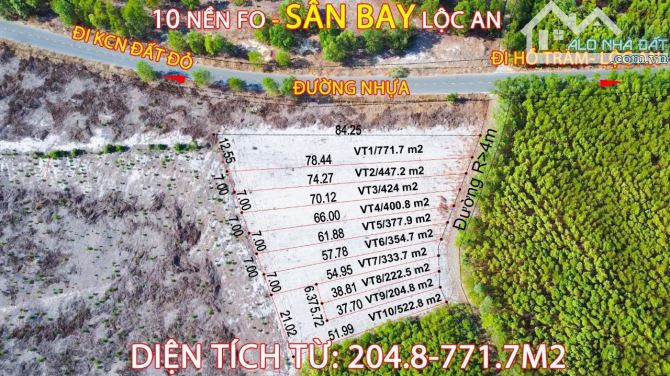 SỈ 10 LÔ SÂN BAY HỒ TRÀM👉 GIÁ 800tr/ lô🧨🧨 - 3