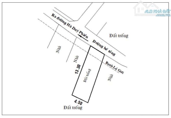 Bán đất bình mỹ   – Củ chi , HXH ,  DT 56m2 giá chỉ  800 triệu - 3