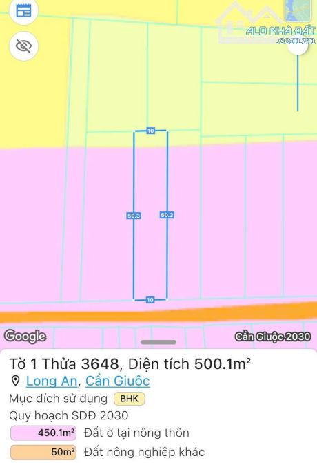 📢 ĐẤT VƯỜN MẶT TIỀN ĐƯỜNG, GẦN QL50❗️ - 3