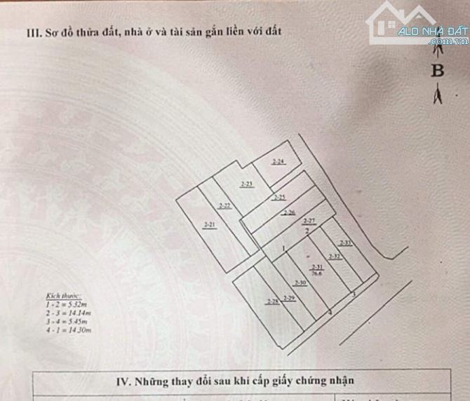 Nhà C4 Đức Giang, Long Biên, DT77m2, MT5.4m, Ô tô KD, 16.8 tỷ Long Biên - 7