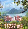 "Bán đất cách hồ Am Chúa - Diên Điền - Diên Khánh hơn 700m.   - Diện tích 11.227 m2, ngang