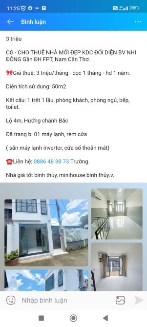 Nhà nhỏ mới đẹp đối diện bệnh viện nhi đồng - 1