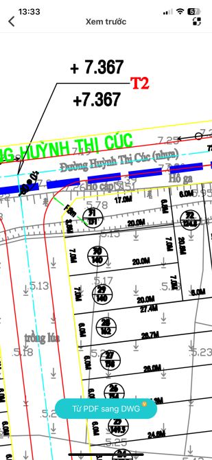 Bán đất 2 mặt tiền Đường Huỳnh Thị Cúc, ngay chợ khu vực 7 - 1