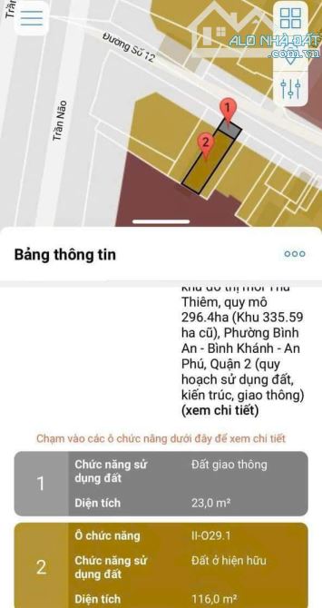 Bán nhà MT đs 12 sát MT Trần Não 20m, 6x23m, Giá 25 Tỷ TL - 2
