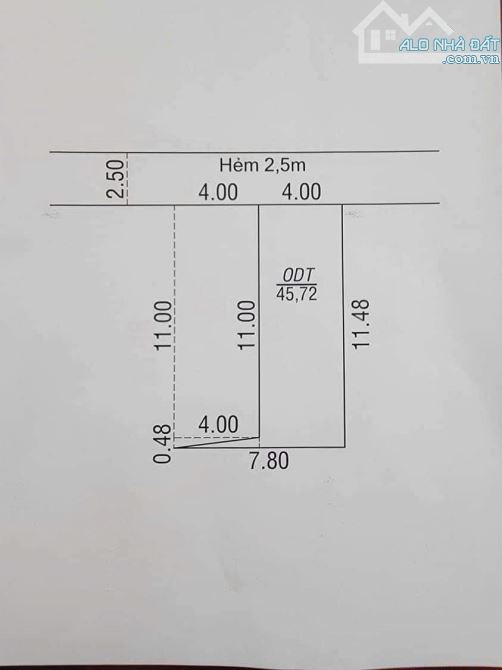 BÁN NỀN HẺM 194 CMT8 AN THỚI BÌNH THỦY GIÁ 1 TỶ 390 - 3