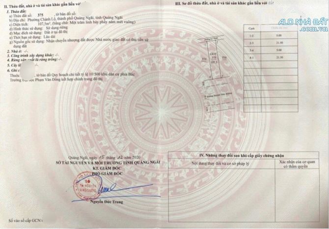 Bán đất Mặt tiền Huỳnh Thúc Kháng chính chủ, 107.5m2 hướng Nam, SHR giá 3.1 tỷ thương lượn - 4