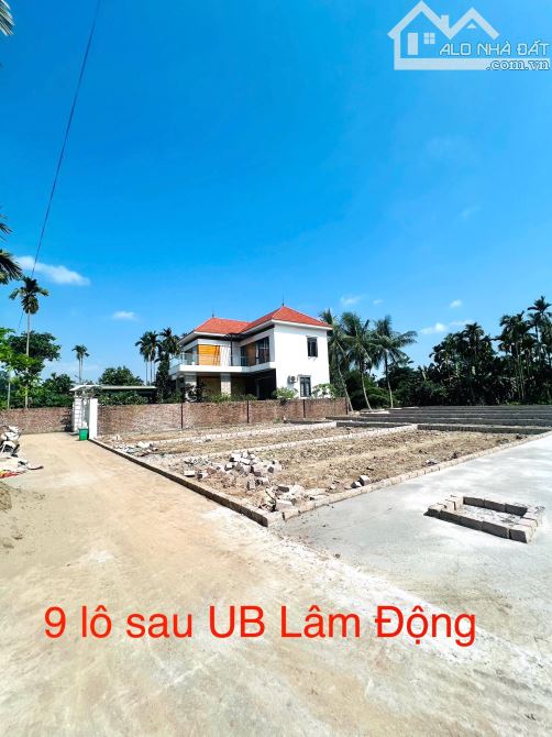 🌈🌈 Bán lô 60m2 ngay sau UB Lâm Động ✅ ngõ ô tô tải 👉 giá 1,1x tỷ.