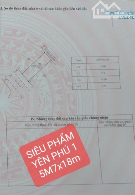 Bán lô đất đẹp 5,7x18m Hướng tây, Khu dân cư Yên Phú 1, Nghĩa Lộ, TP Quảng Ngãi - 1