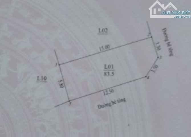 Bán lô góc 83.5 m2 đất đấu giá Ao Ngòi, Đức Thượng, Hoài Đức. - 1