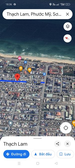 Mặt tiền Thạch Lam Phước Mỹ Sơn Trà.S= 78m2.Hướng giá: 6.1 tỷĐông Bắc. Giá: 6.x tỷ - 1
