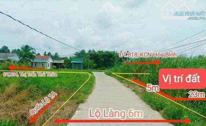 BÁN LÔ ĐẤT 112M2 GIÁ CHỈ 849TR GẦN CHỢ NHỊ THÀNH GỌI CHO EM XEM ĐẤT - 4