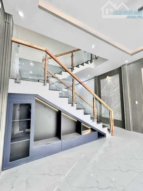 Bán nhà lầu mới xây trả góp qua ngân hàng, sổ riêng thổ cư 100% gần KDL Bửu Long - 4