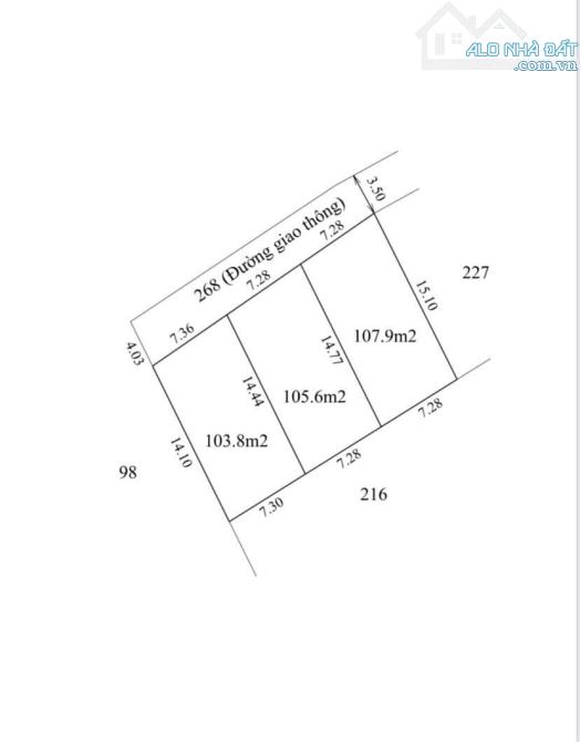 ✌ĐẤT Chầm-Hương Hồ- tp Huế♥ 105m ngang 7,2m giá chỉ 6xxtrieu lh - 4