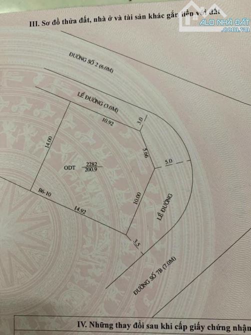 Chủ gửi. Nền Biệt Thự Góc đường số 7B - đường số 2, KDC Nam Long 2, Cái Răng, TP. Cần Thơ