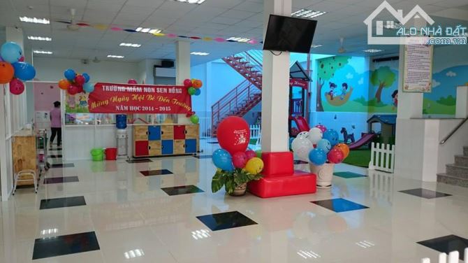 Cần bán Trường Mầm Non Gò Xoài Bình Tân 500m2 sử dụng 1200 m2 3 lầu 20 phòng giá 31 tỷ