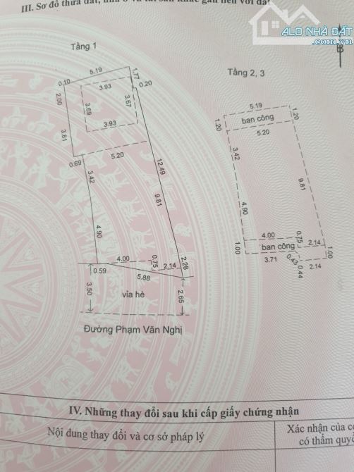 Bán nhà 3 tầng MT Phạm Văn Nghị quận Thanh Khê gần chợ gần Nguyễn Tri Phương - 1