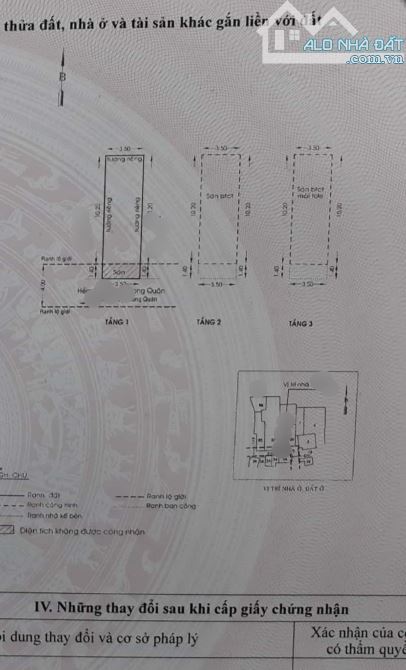 BÁN NHA Q11 LAC LONG QUAN PHUONG 3 QUAN 11 3,5*11,5 4T3 CHINH CHU THUONG LUONG - 1